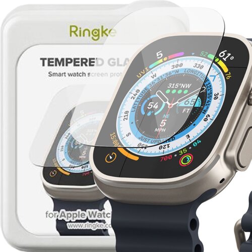 Ringke KALJENO STEKLO 4-PAKET ZA APPLE WATCH ULTRA 1/2 49MM CLEAR, (21974517) Cene