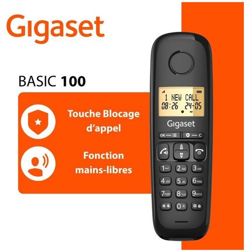 Gigaset Brezžični telefon Basic 100A Trio 3 slu&amp;scaron;alke, (5000532900) Slike