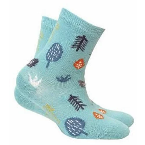 Gatta G34.01N Cottoline girls' socks patterned 27-32 turquoise 290