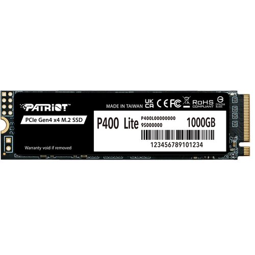 Patriot Memory ssd M.2 nvme 1TB 3500MBS/2700MBS P400LP1KGM28H Slike