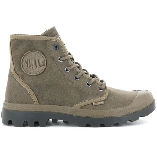 Palladium Pampa Hi Wax - Bone Brown Smeđa