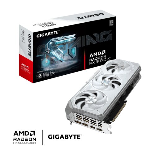 Gigabyte Grafična kartica Radeon RX 9070 XT GAMING OC ICE 16G, 16GB GDDR6, PCI-E 5.0 Cene