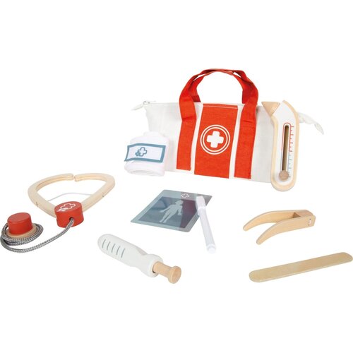 Small Foot Igralni set zdravni&scaron;ke torbe rdeče barve - 1 set. Cene