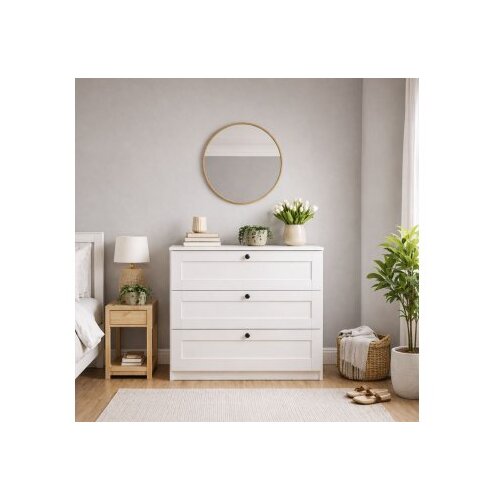 Hanah home komoda s ladicama, bijela Cene