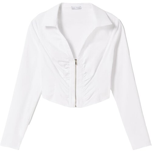 Bershka Majica bela Slike