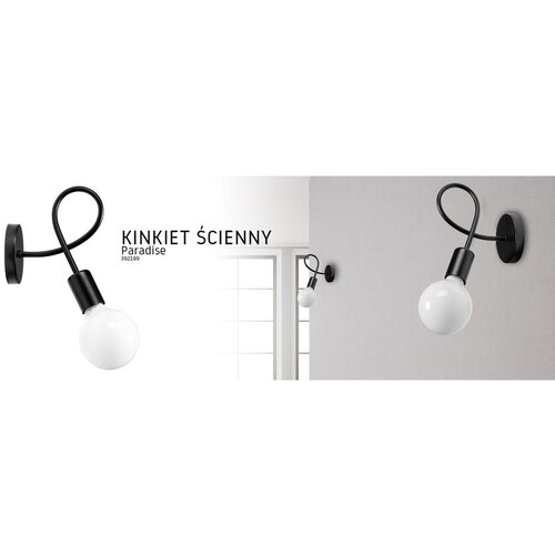 Toolight Zidna svjetiljka metalnA LOFT RAJ Crna 392199 Slike