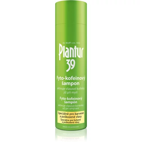 Plantur 39 Phyto-Coffein Colored Hair fito-kofeinski šampon za barvane in poškodovane lase 250 ml za ženske