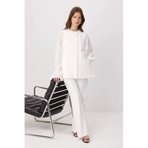 Trendyol Modest Ženski komplet Tctss26Us00003, Beli Slike