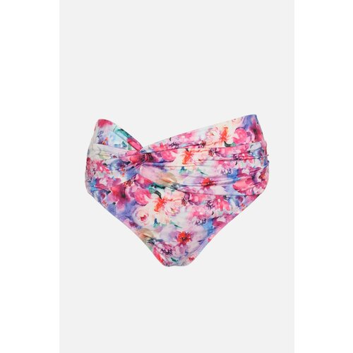 Trendyol Multicolored Draped Detailed Bikini Bottom Slike