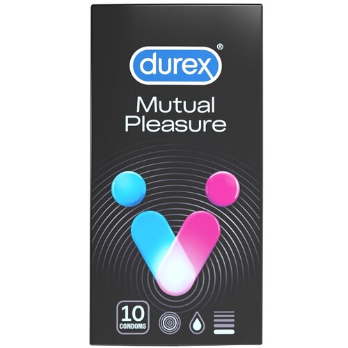 Durex mutual pleasure kondomi 10 komada Slike