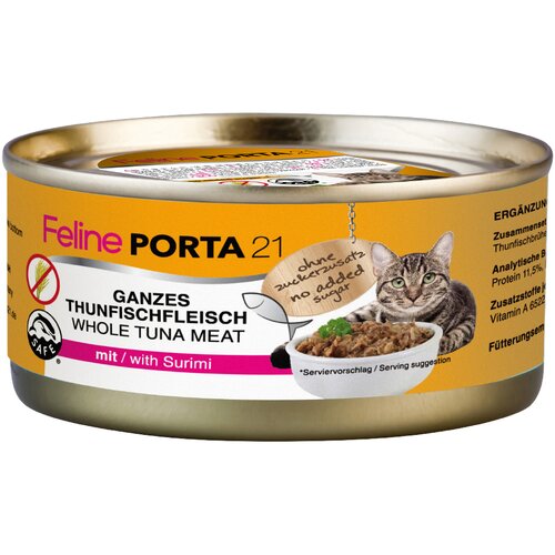  Feline Porta 21 varčno pakiranje 24 x 156 g - Tuna s surimi Cijene