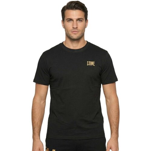 Leone 1947 Majice & Polo majice Man T-Shirt Short Sleeves Gold Črna Cene