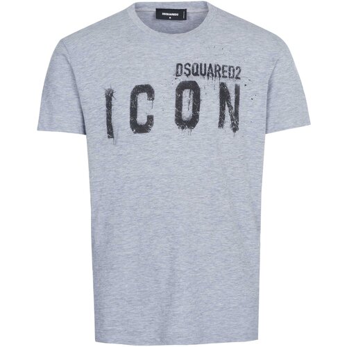 Dsquared Majice s kratkimi rokavi - Siva Cene
