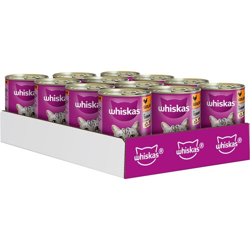 Whiskas 1+ konzerve 12 x 400 g - Geflügel in Terrine Cijene