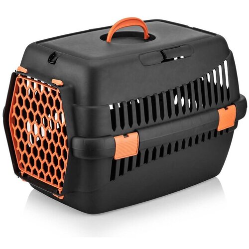 Paws & Whiskers Transporter za mačke 5096-S-5, Crno-narandžasti Cene