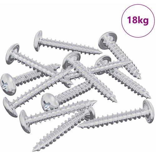 vidaXL Leseni vijaki 9231 pcs srebrna Jeklo, (5000163852) Cene