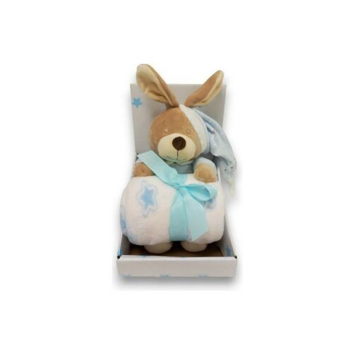 Bbo set igračka + ćebence sleepy bear (20tb0167) - blue ( 20TB0167-2BLUE ) Cene