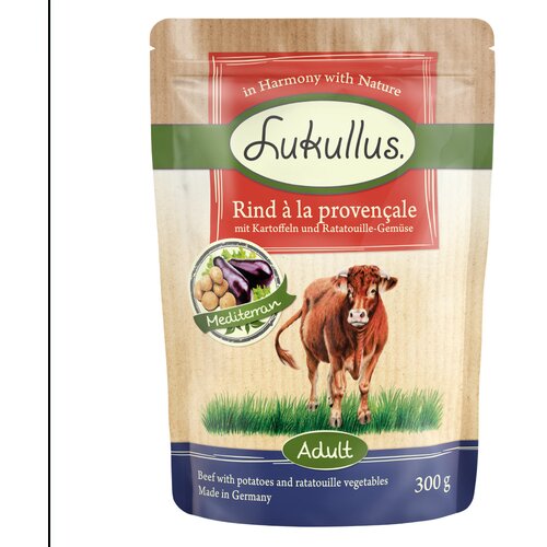 Lukullus hrana bez žitarica 6 x 300 g - Govedina la Provencale Slike