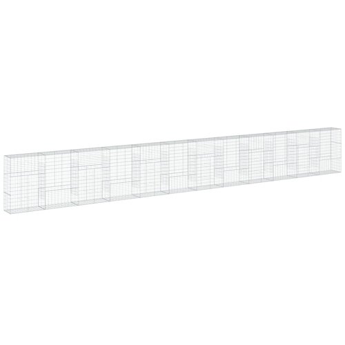  Gabionska ko&amp;scaron;ara s poklopcem 1200x50x150 cm pocinčano željezo Slike