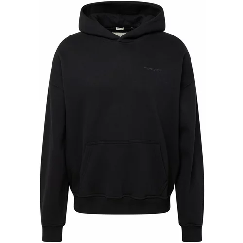 Abercrombie & Fitch Sweater majica antracit siva / crna