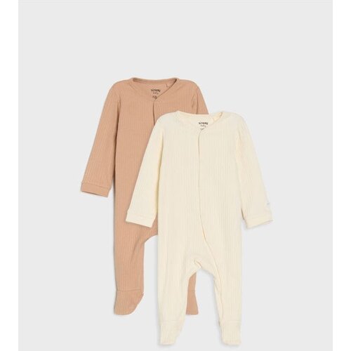 Sinsay Set od 2 rebrastih pidžama s stopalima Slike