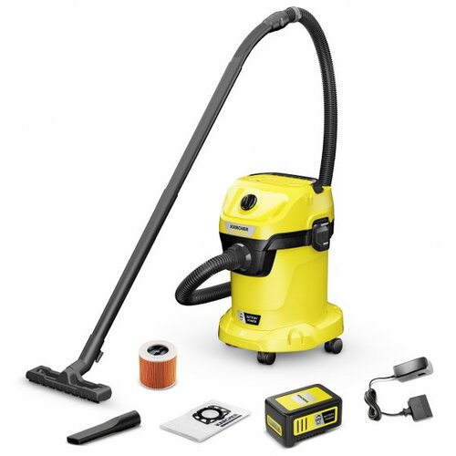 Karcher WD 3-18 1.628-551.0 mokro/suhi usisivač 225 W 17 l uklj. 1 baterija, Uklj. punjač Cijene