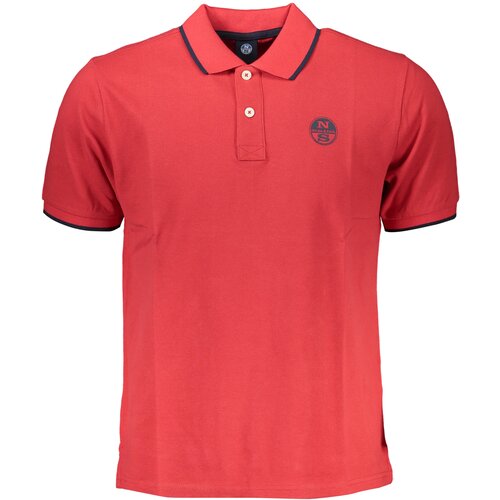 North Sails MEN&amp;amp;#39;S RED SHORT SLEEVED POLO SHIRT Slike