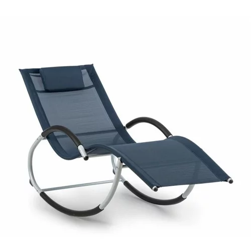 Blumfeldt Westwood Rocking Chair, gugalni ležalniknik, ergonomski, aluminijski okvir, temnomoder