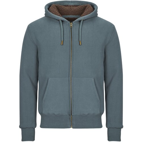 Superdry Puloverji HOODED ZIP Siva Slike