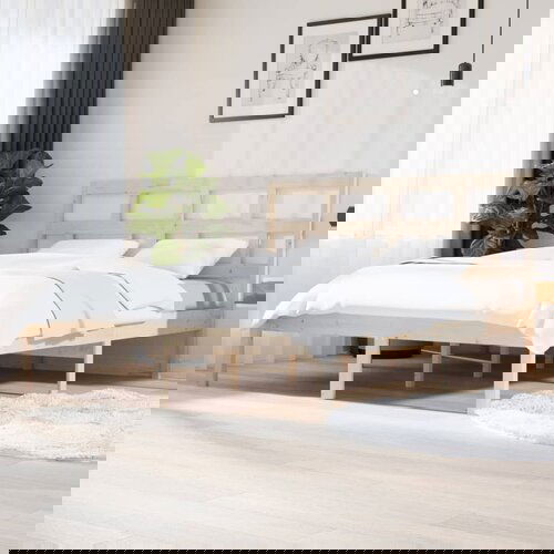 The Living Store Posteljni okvir iz borovine 160x200 cm - Posteljni Okvir, (21527003) Slike