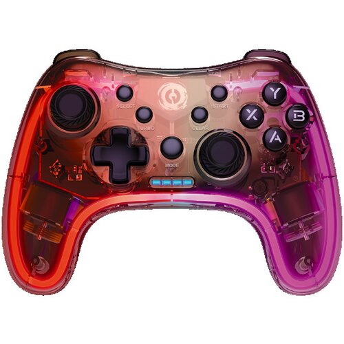 Canyon GPW-04, 2.4G Wireless Controller with  built-in 800mah battery, 2M Type-C charging cable ,Wireless Gamepad for Android / PC / PS3 /PS4 /XBOX360/ Nitendo Switch（RGB Lighting), 151*110*42mm, 208g - CND-GPW04 Cene