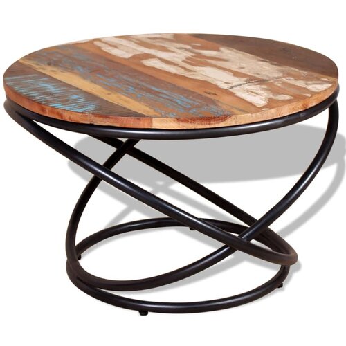 The Living Store Klubska mizica trden predelan les 60x60x40 cm - Klubska Mizica, (21574346) Slike