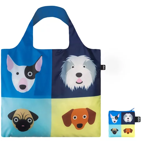 Loqi STEPHEN CHEETHAM Dogs Recycled Bag