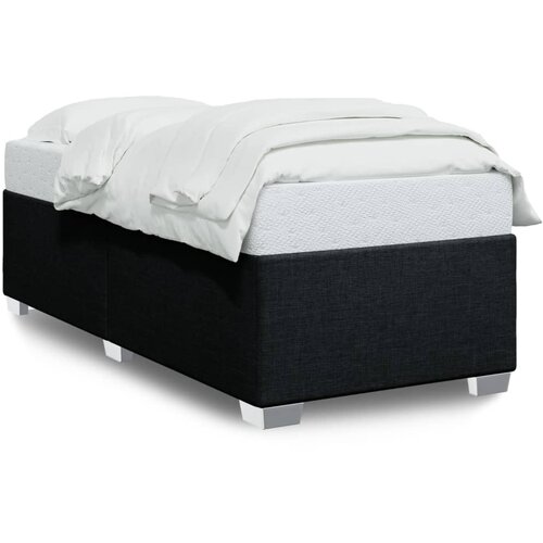 VidaXL Okvir za krevet crni 100x200 cm od tkanine Slike