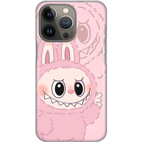  maska za iphone 13 pro 6.1 la bubu silikonska print pink Slike