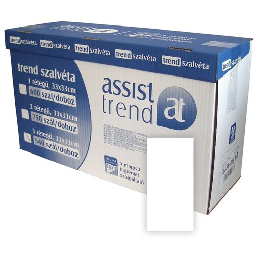 Trend salveta bela 33x33cm 600/1 1sl (karton) Cene