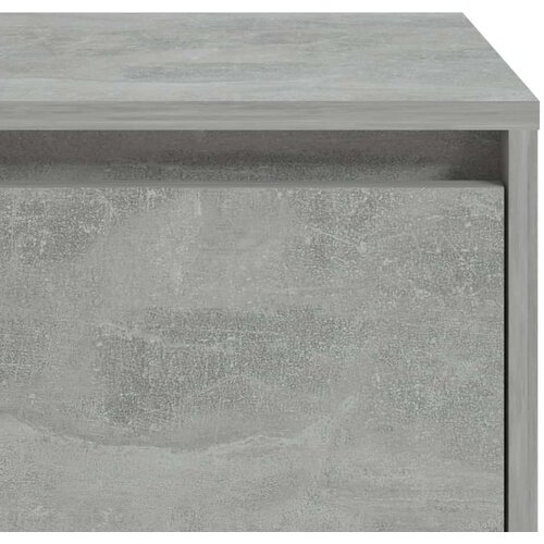 VidaXL noćni ormarić siva boja betona 45 x 34 x 44,5 cm od iverice Slike