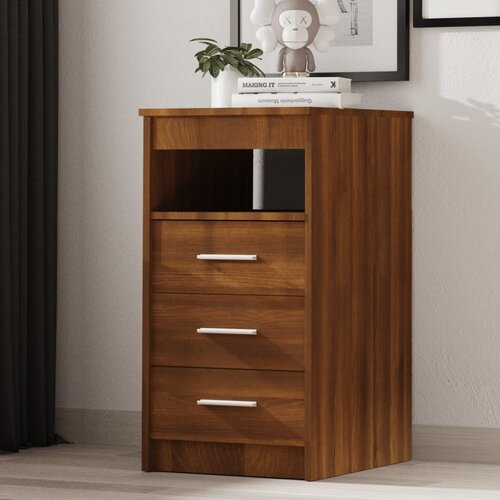 vidaXL Ladičar boja smeđeg hrasta 40 x 50 x 76 cm konstruirano drvo Cijene