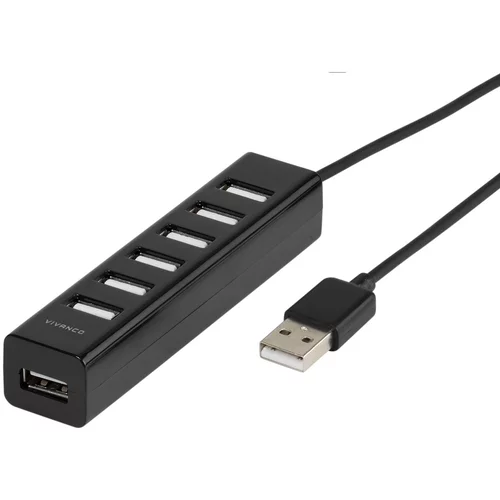 Vivanco USB HUB, 7-portni aktivan s
