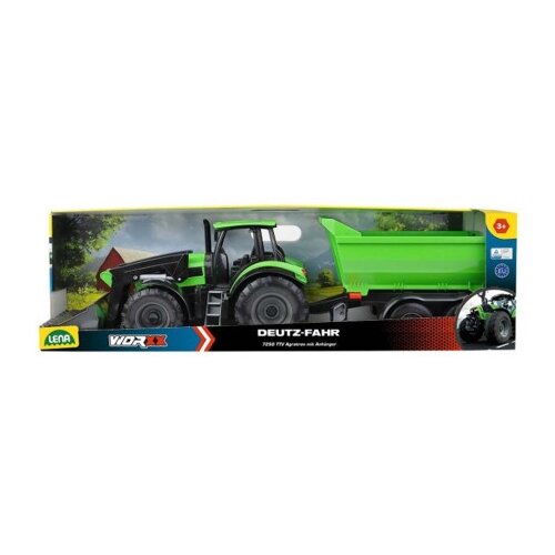 Lena Worxx Deutz-Fahr traktor sa prikolicom ( 1043615 ) Slike
