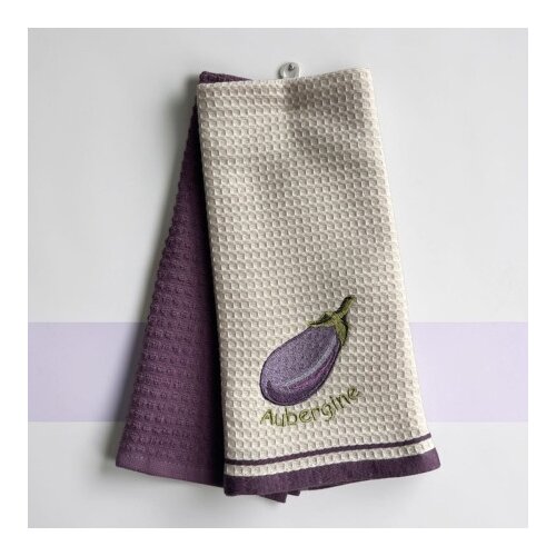  Set kuhinjskih krpa 40x60cm Wafle - Aubergine ( VLK000109-aubergine ) Cene