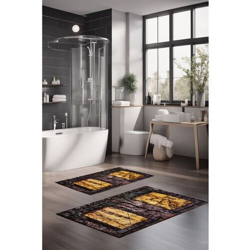  CT-5148 multicolor bathmat set (2 pieces) Cene