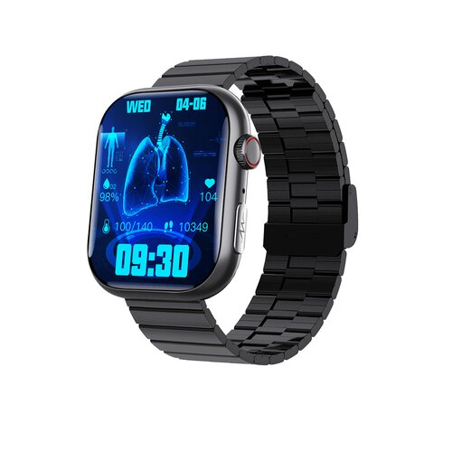INF Pametna ura z EKG-jem, merilnikom srčnega utripa, sledilnikom telesne pripravljenosti in več &scaron;portnimi načini Black Bamboo Edition strap, (5000306716) Cene