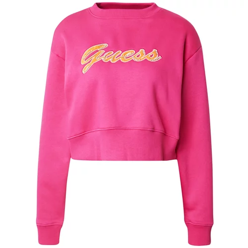 Guess Sweater majica bež / narančasta / roza