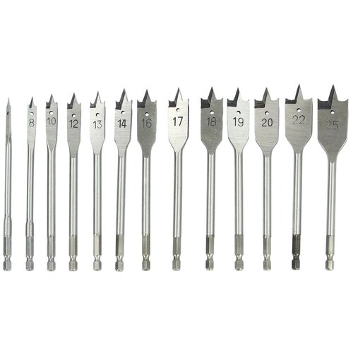  Set HEX 13 plosnatih glodala za drvo 6-25 mm Cijene
