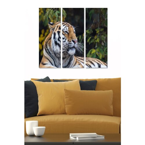 Wallity MDF143872247 multicolor decorative mdf painting (3 pieces) Cene