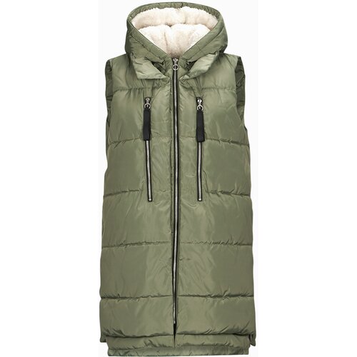 Only ONLNEWNORA PUFFER WAISTCOAT CC OTW Kaki Slike