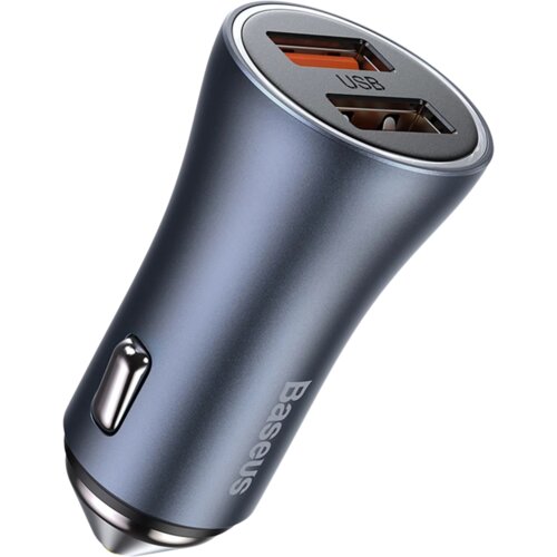 Baseus AVTOPOLNILEC 2X USB-A 40W QC SCP ZA TELEFON - SIV, (21834900) Cene