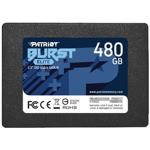 SSD Patriot 480GB 2.5&amp;quot; PBE480GS25R Slike