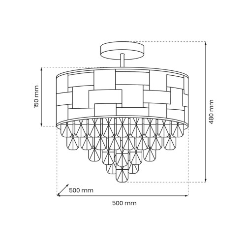  Luster na &amp;scaron;ipci LUXURIA 9xE14/40W/230V zlatni Slike